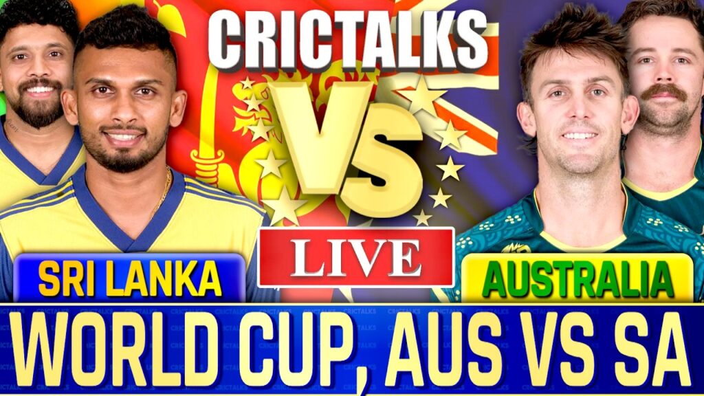 AUS vs SL Live Score: Australia vs Sri Lanka World Cup 2023 Commentary & Updates