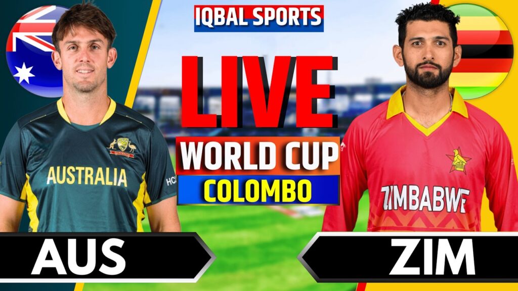 AUS vs ZIM Live Score: Australia vs Zimbabwe T20 World Cup Match Streaming Today