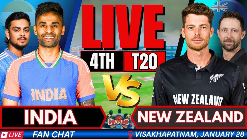 IND vs NZ 4th T20 Live: India vs New Zealand LIVE Match Score & Hindi Commentary Today