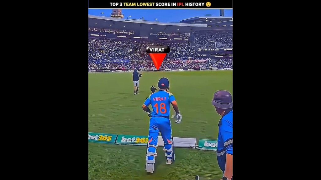 3 Lowest IPL Scores Ever: You Won’t Believe Official Rankings! 🏏😱 #Shorts