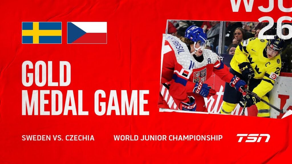 Sweden vs Czechia Highlights: 2026 World Junior Gold Medal Game – Full Match Replay