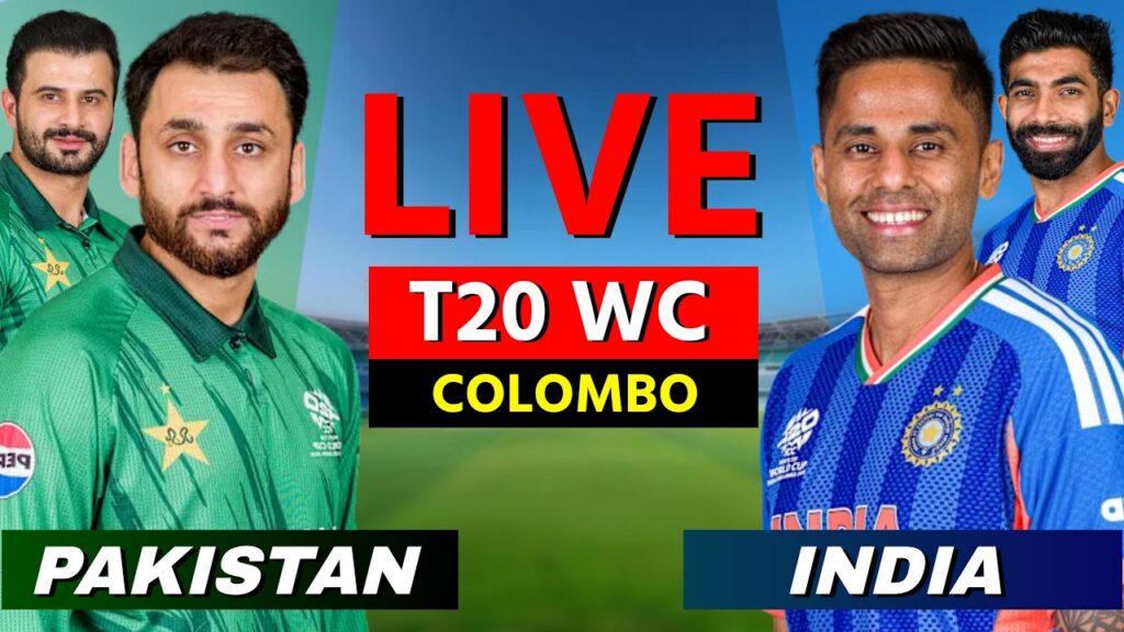 IND vs PAK LIVE Score: India vs Pakistan T20 World Cup 2026 Commentary & Scorecard