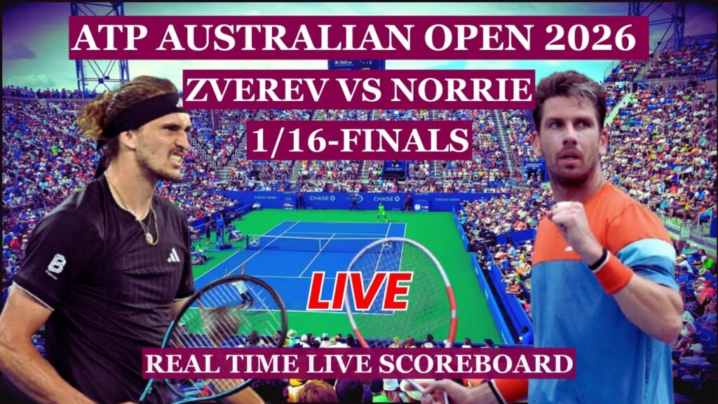 Alexander Zverev vs Cameron Norrie Live Score, Australian Open 2024 Cricket-Style Updates & Match Results