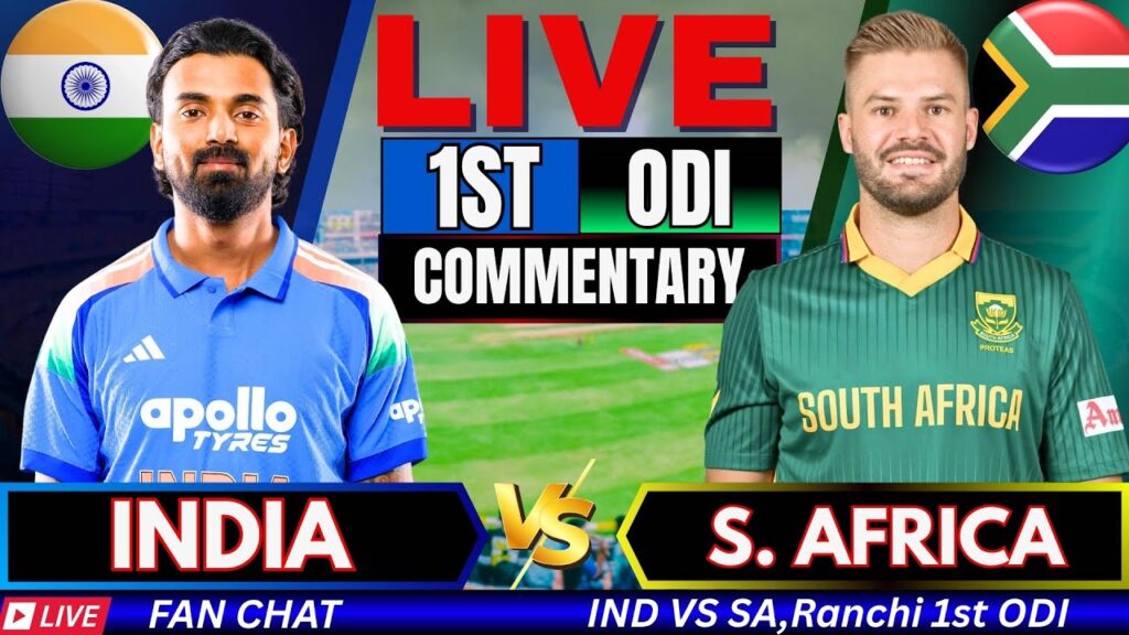 IND vs SA 1st ODI Live Score: India vs South Africa Live Cricket Streaming & Commentary
