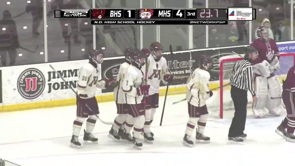 Minot High Boys Hockey Highlights: 8 Goals Scored Last Week | Scheels Re-Wind