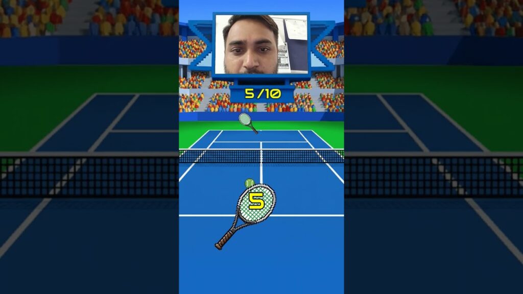 Crazy Tennis Challenge: Can You Beat My Score? 🎾 #shorts #tennis #india