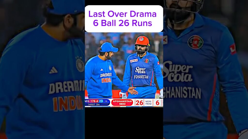 India vs Afghanistan Highlights: Best Cricket Moments 🔥 #shorts #cricket #trending