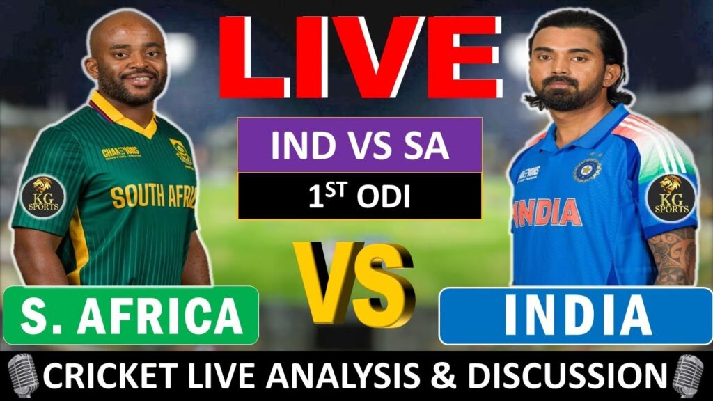 IND vs SA 1st ODI Live Score: India vs South Africa Live Cricket Commentary & Scorecard