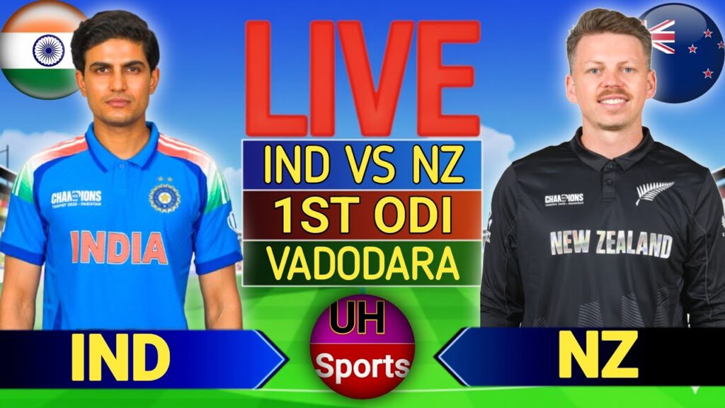 IND vs NZ 1st ODI Live: India vs New Zealand Score Board & Commentary | Live Cricket Today IND vs NZ