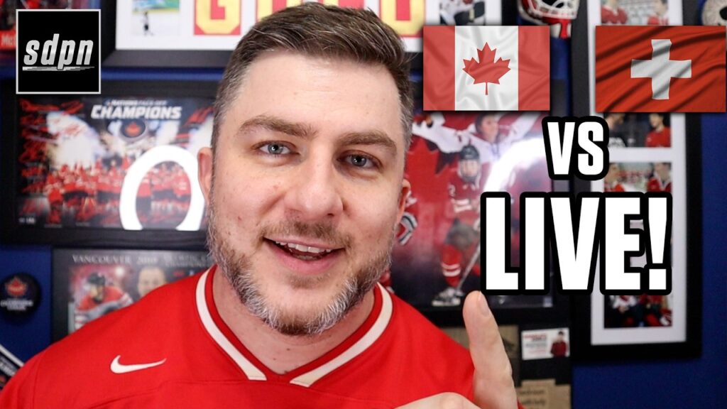 Canada vs Switzerland LIVE: Men's Ice Hockey Stream & Commentary | Steve Dangle