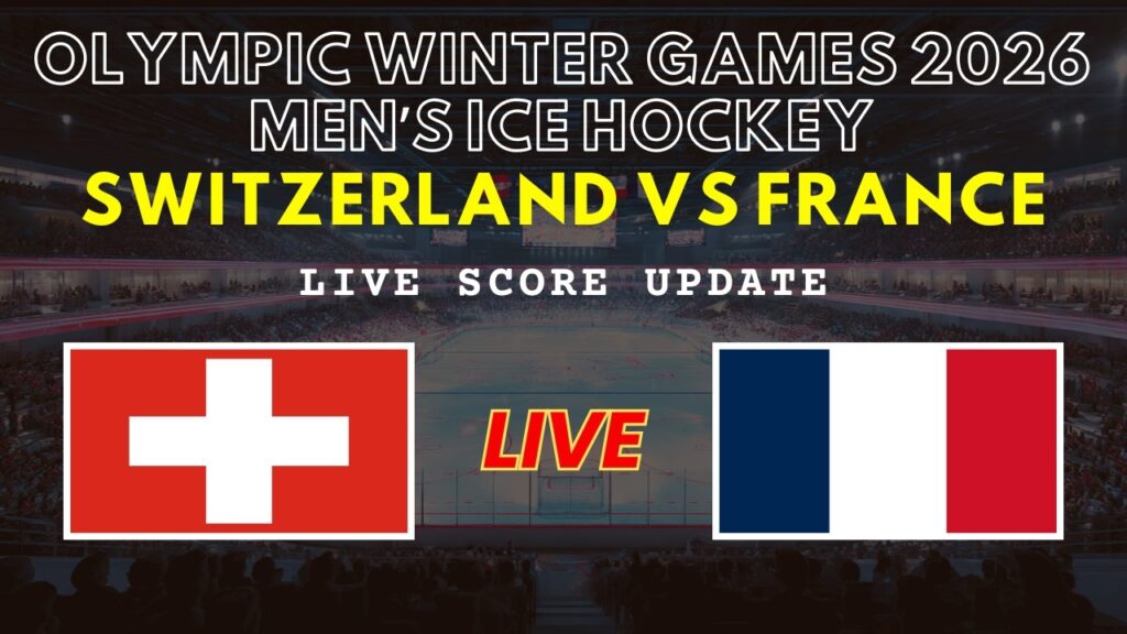 Switzerland vs France Ice Hockey Live: Olympic Winter Games 2026 Score Updates