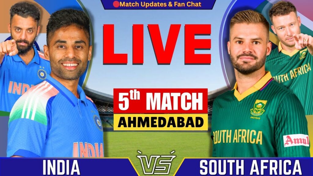 India vs South Africa 5th T20 Live Score, Commentary & Updates | IND vs SA Live Match