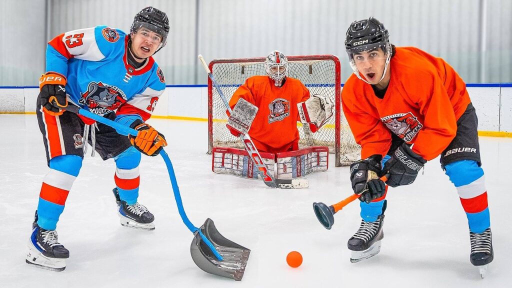Gully Hockey With Illegal Sticks: Extreme Challenge!