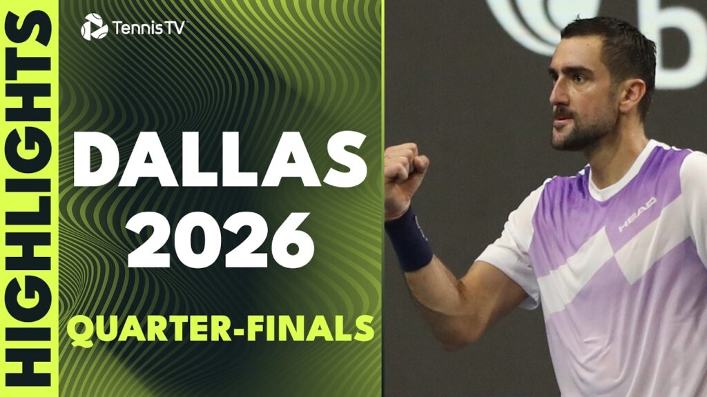 Fritz vs Korda Highlights: ATP Dallas 2026 Quarter-Finals | Shelton & Cilic Highlights