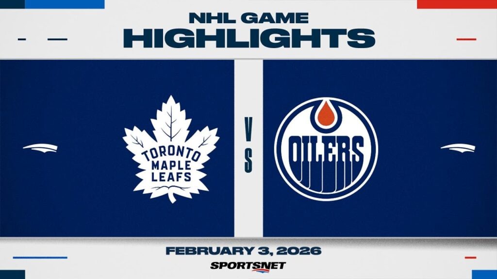 Leafs vs Oilers Highlights: McDavid vs Matthews (Feb 3, 2026) - NHL Scores