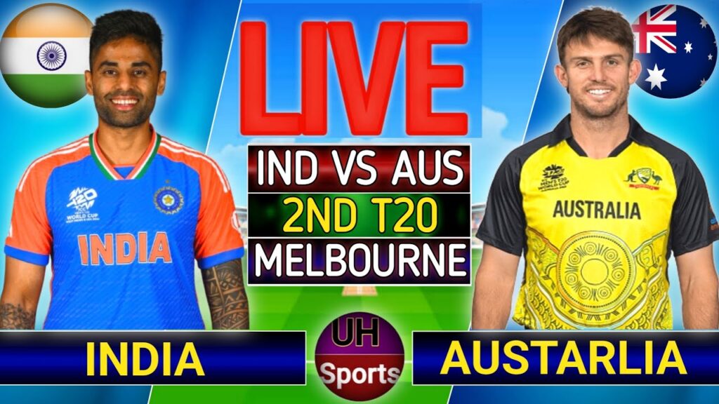 IND vs AUS 2nd T20 Live Score: India vs Australia Live Cricket Score, Scorecard & Updates turning today