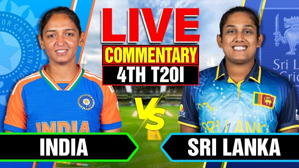 IND vs SL 4th T20 Live Score: India vs Sri Lanka Live Cricket Commentary & Updates