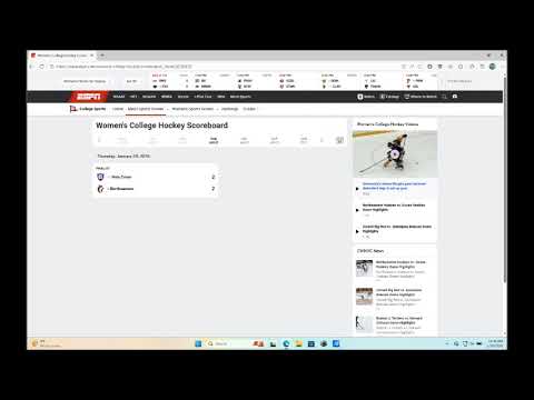 NCAA Women's Hockey Scorecard: Latest Results & Standing Updates (Jan 29, 2026)