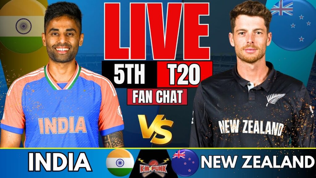 IND vs NZ 5th T20 Live Score: India vs New Zealand Commentary & Match Updates Live Today