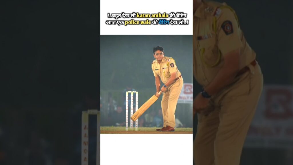 Punjab Police Specialist’s Powerful Six in ISPL Cricket 🥵🔥 #shorts #cricket #karanambala