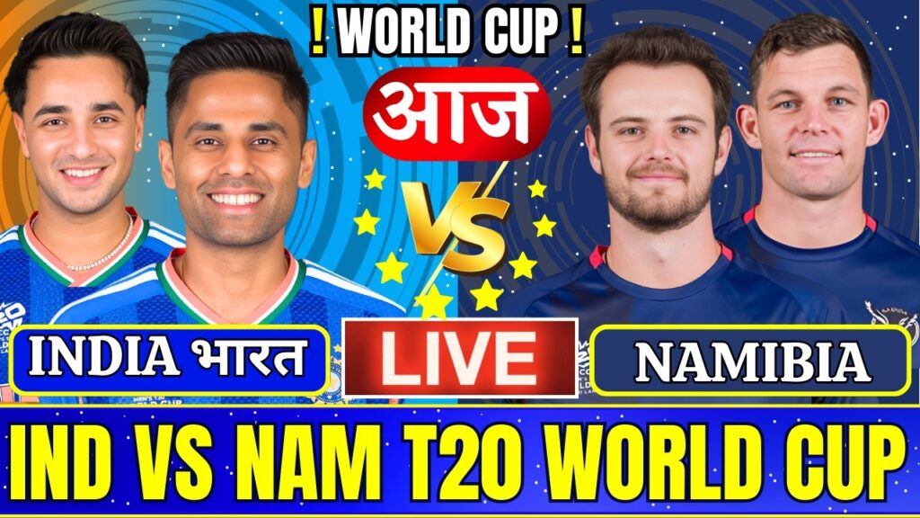 IND vs NAM Live Score: T20 World Cup Match Today, India vs Namibia Scorecard & Commentary