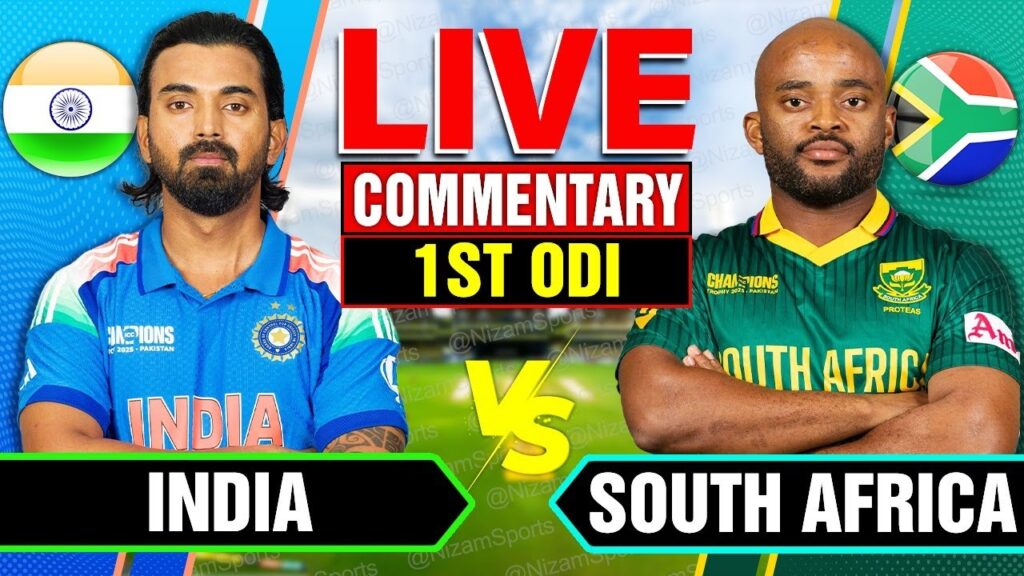 IND vs SA 1st ODI Live Score: India vs South Africa Cricket Commentary & Updates Live