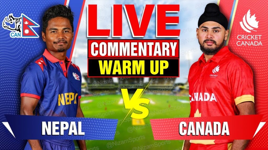 Nepal vs Canada Warm Up Match Live: Cricket Score & Commentary | T20 World Cup 2024 Live