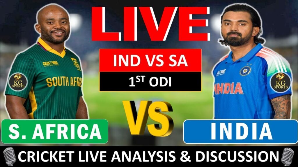 India vs South Africa 1st ODI Live Score: IND vs SA Live Cricket Commentary & Updates