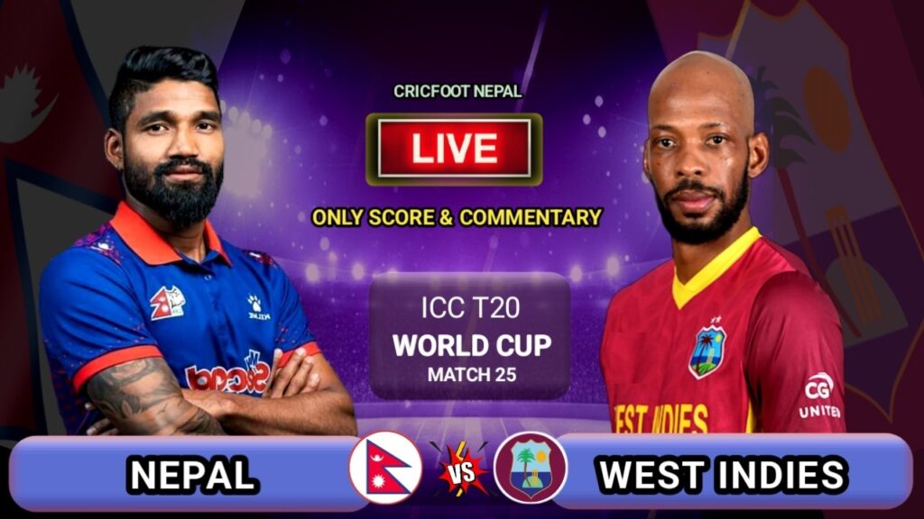 Nepal vs West Indies Live Score, T20 World Cup 2024: Match 37 Commentary & Updates