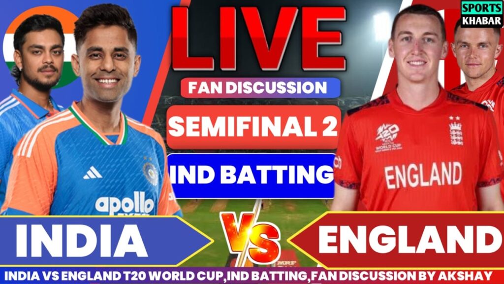 IND vs ENG Live Score, T20 World Cup Semifinal: India vs England Live Cricket Score & Commentary