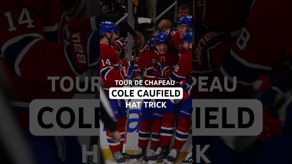 Cole Caufield Hat Trick: Pure Goal Scoring Magic! 🏒🔥 #Shorts #Hockey