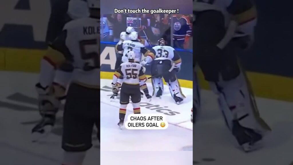 Why You Should Never Touch a Hockey Goalie #Shorts #Sports #IceHockey #NHL #India