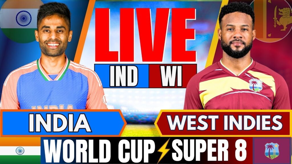 IND vs WI Live Score, T20 World Cup: India vs West Indies Live Cricket Match Today & Commentary