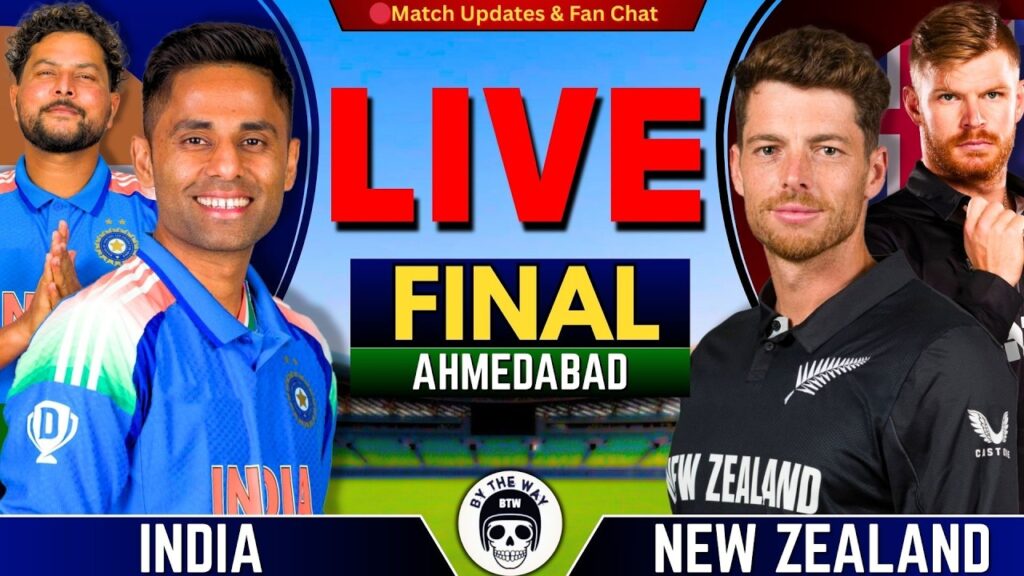 IND vs NZ Final Live: T20 World Cup Final Cricket Match Today | India vs New Zealand Score & Highlights