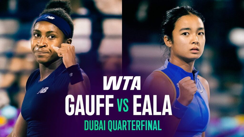 Coco Gauff vs Alex Eala Highlights: 2026 Dubai Duty Free Tennis Championships Quarterfinals