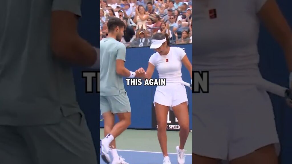 Raducanu & Alcaraz Viral Moment: Emma’s Epic Reaction to Carlos’ Shot! 🎾🔥