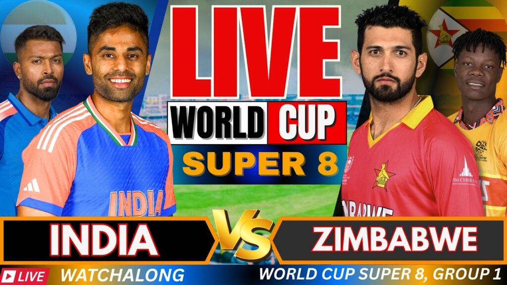 IND vs ZIM Live Score: T20 World Cup 2024 Match Today | India vs Zimbabwe Live Commentary & Updates