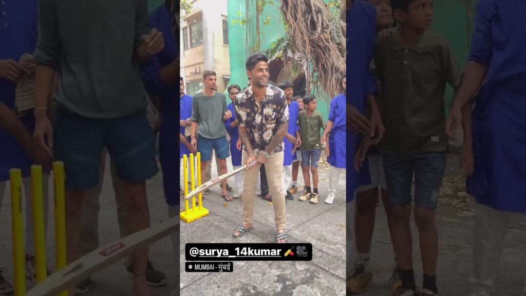 Suryakumar Yadav’s Iconic Supla Shot in Gully Cricket | Mumbai Indians