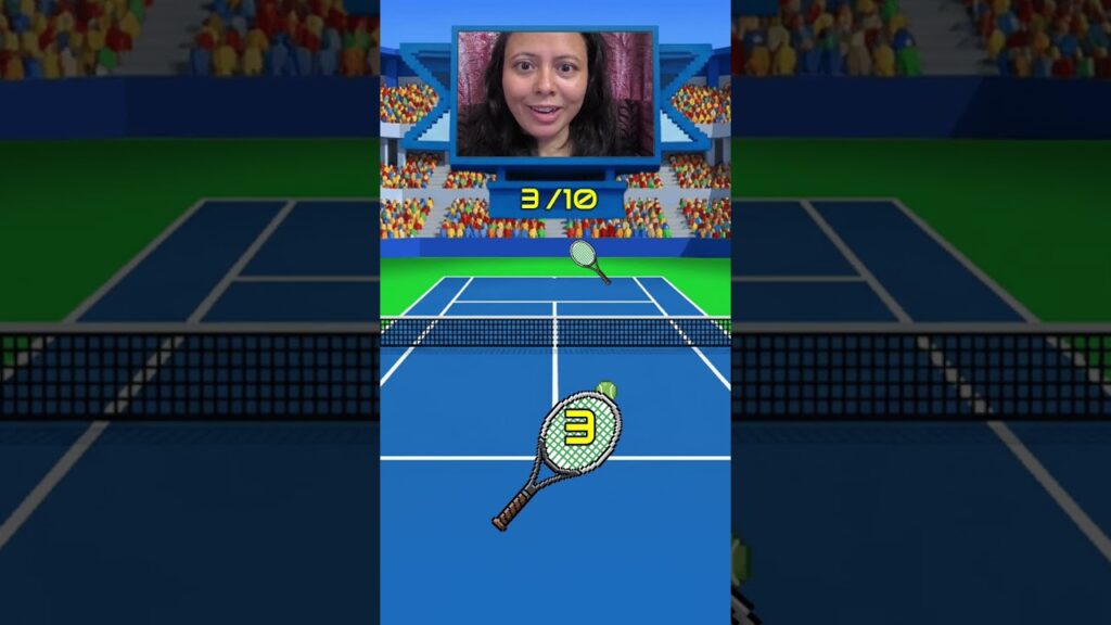 Play Tennis Rally Challenge: Score Big with This New Trending Effect! #Shorts