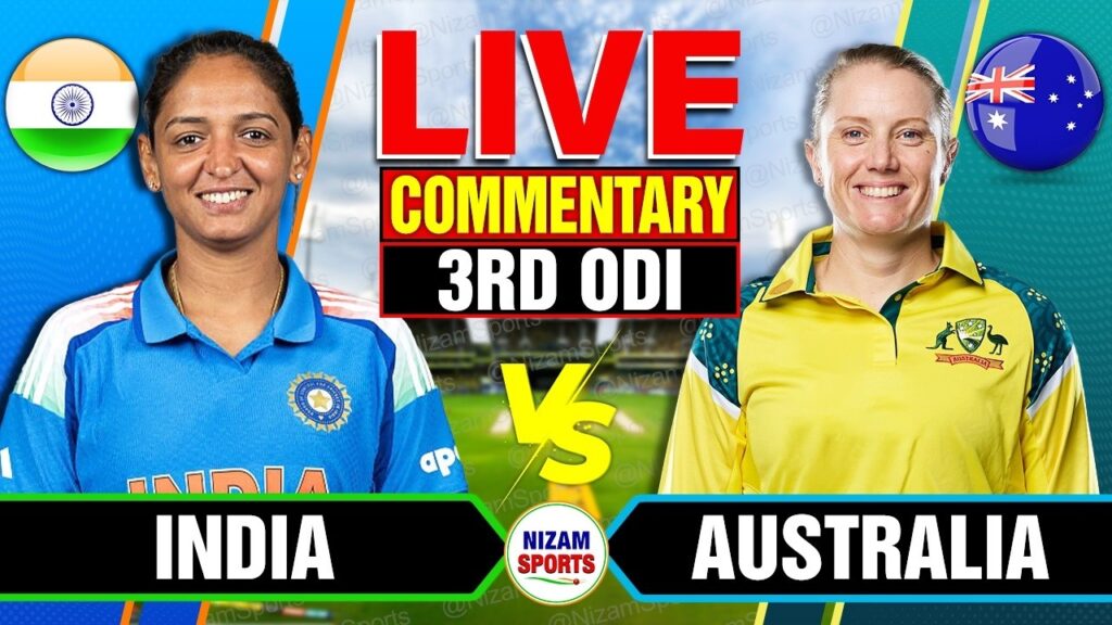 IND vs AUS 3rd ODI Live Score: India vs Australia Live Cricket Commentary & Updates