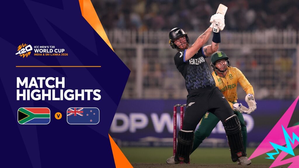 SA vs NZ 半决赛集锦 | T20 World Cup 2026 Semi-final 1 Highlights: South Africa vs New Zealand