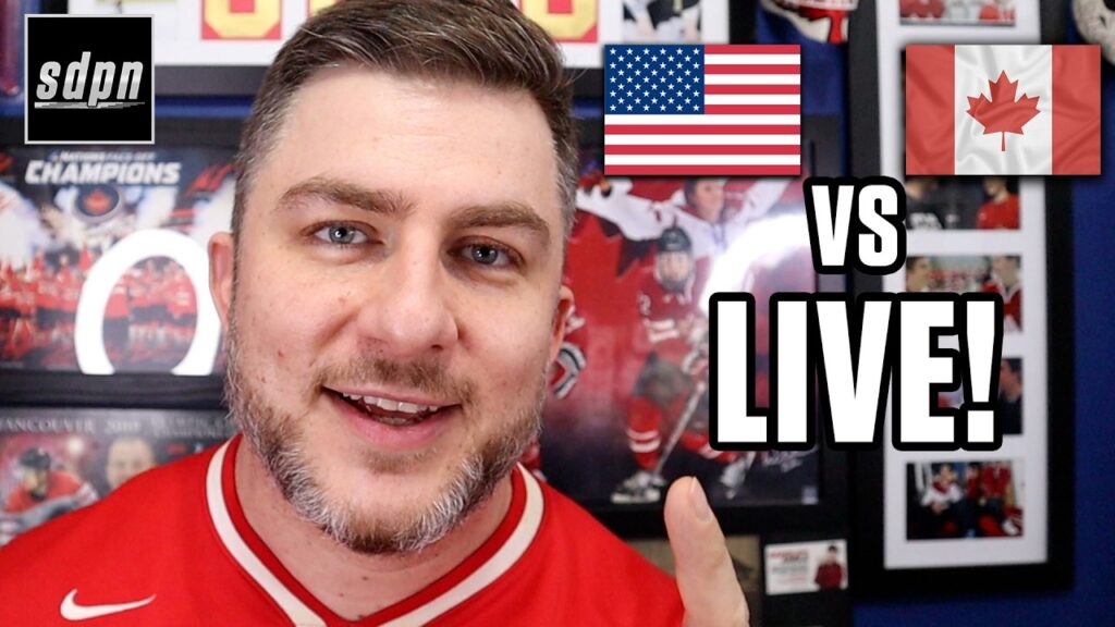 Canada vs USA Men's Hockey Final LIVE | Steve Dangle Commentary & Highlights | Gold Medal Game