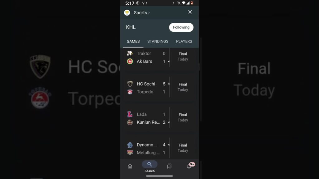 KHL Scores Today: Live Kontinental Hockey League Results & Updates