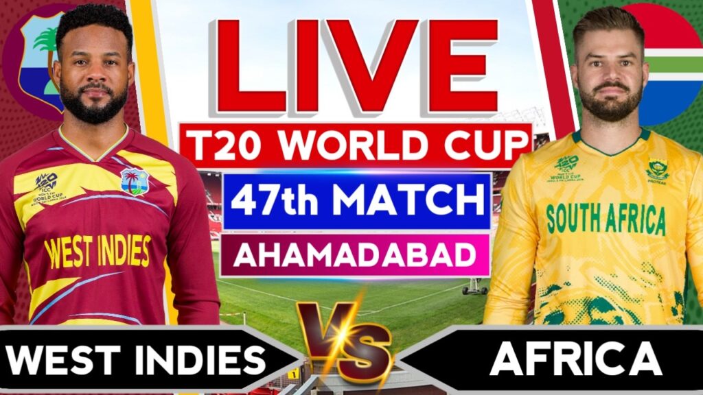 WI vs SA Live Score: West Indies vs South Africa T20 World Cup Commentary & Updates