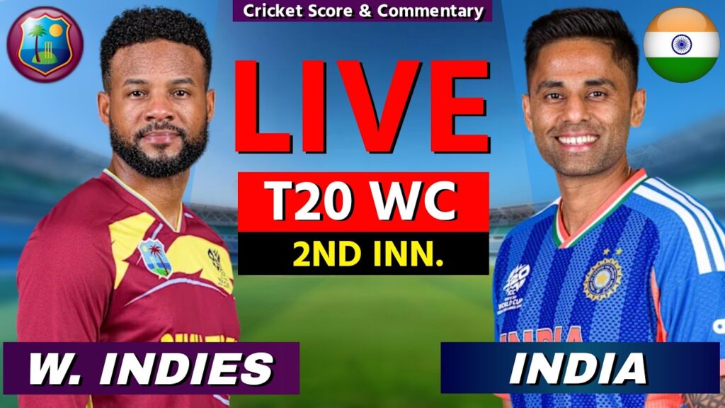 IND vs WI Live Score Today: India vs West Indies Live Cricket Match Commentary & Highlights