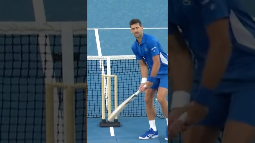 Novak Djokovic Plays Cricket: Tennis Legend's Viral Batting Skills! 🔥