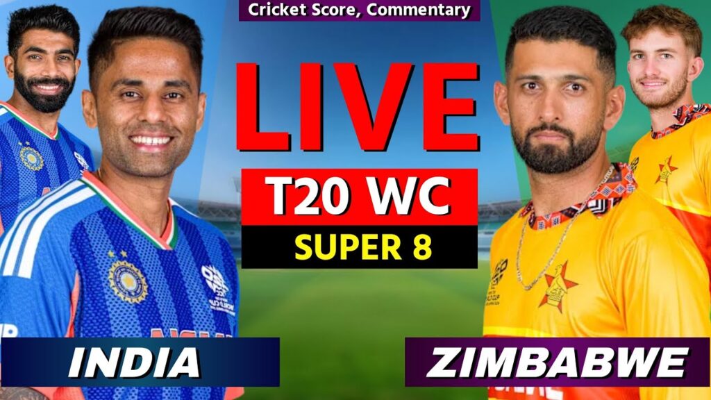 IND vs ZIM Live Match Today: India vs Zimbabwe Live Cricket Score & Commentary