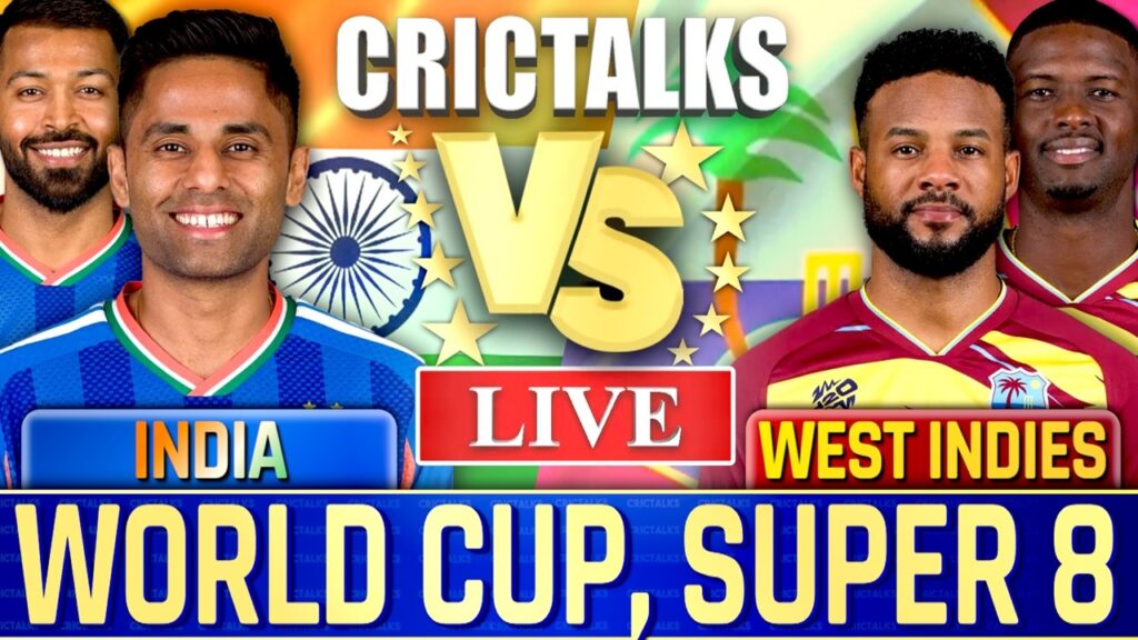 IND vs WI Live Score, T20 World Cup 2026: India vs West Indies Live Cricket Match Commentary & Scorecard