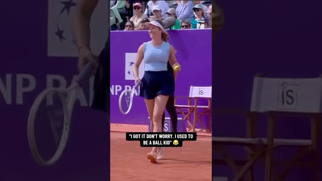 Danielle Collins Funny Ball Kid Moment 😂 | Tennis Shorts India