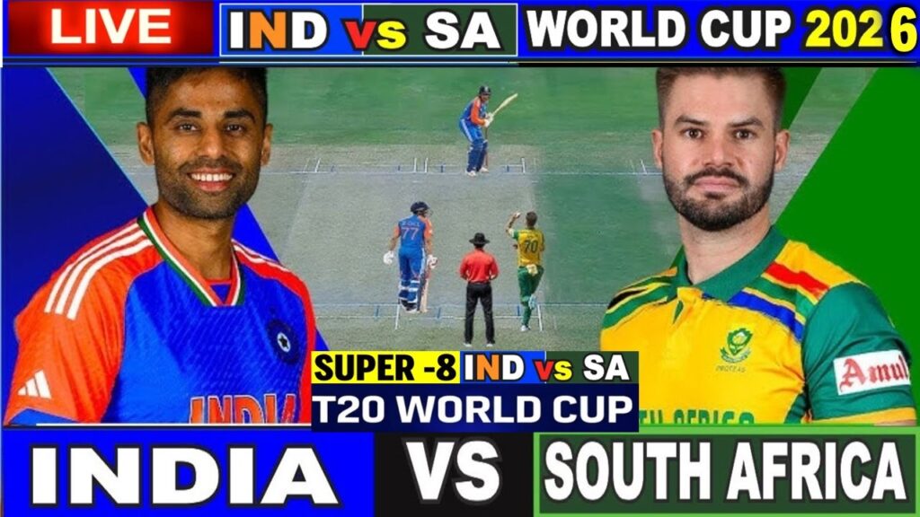 IND vs SA Live Score, T20 World Cup 2026: India vs South Africa Live Cricket Score & Updates